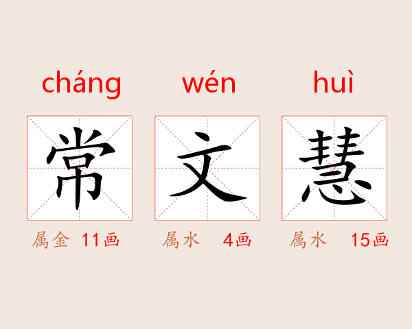 常文慧