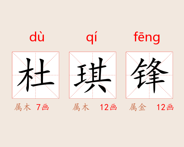 杜琪锋