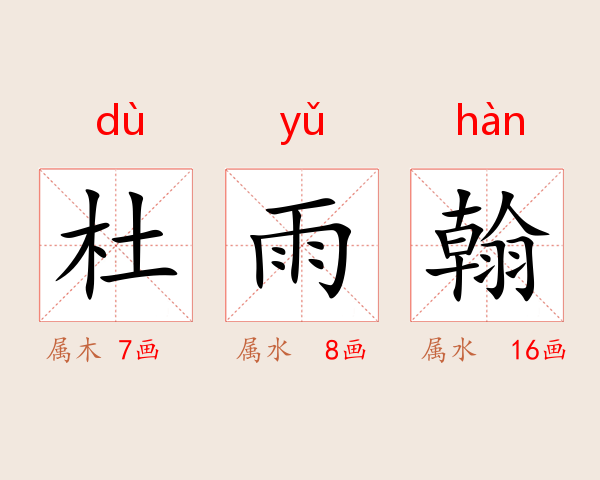 杜雨翰
