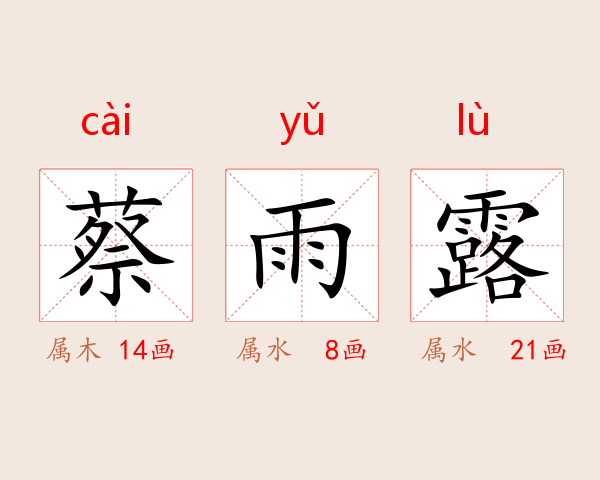 蔡雨露