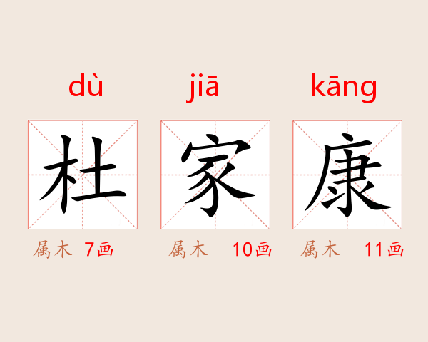 杜家康