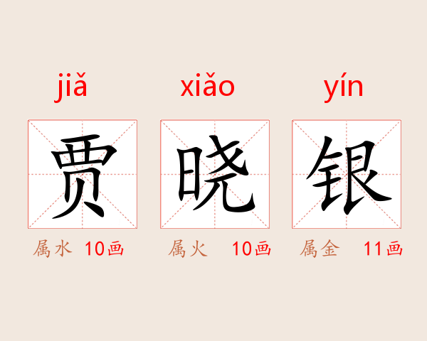 贾晓银