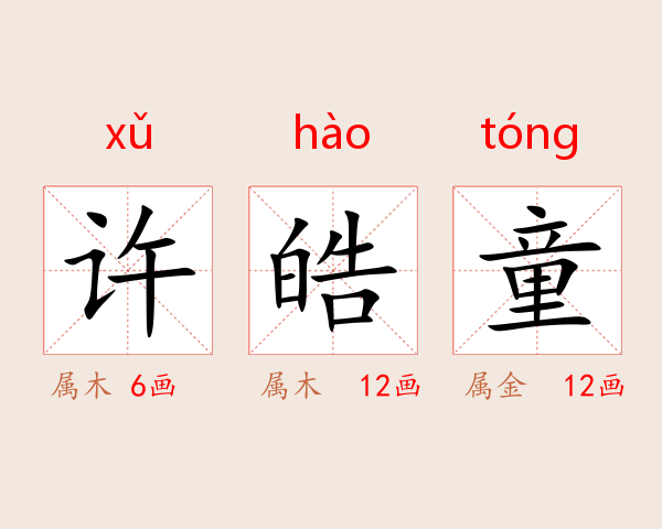 许皓童