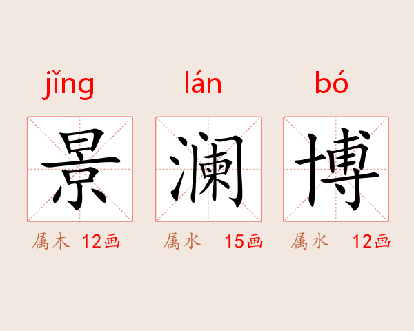 景澜博