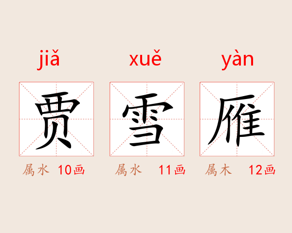 贾雪雁