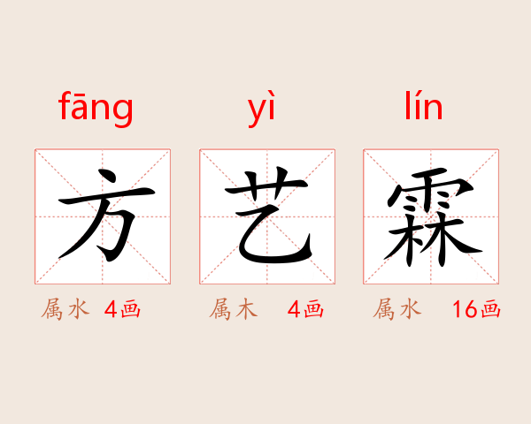 方艺霖