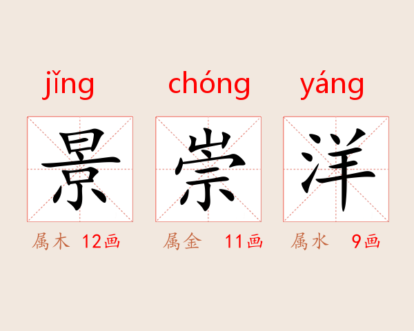 景崇洋
