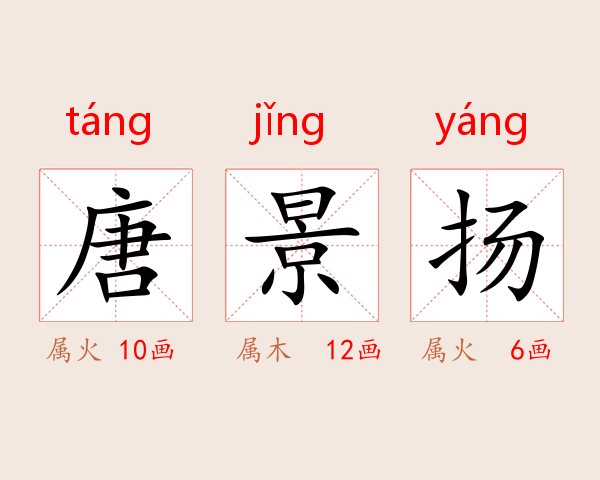 唐景扬