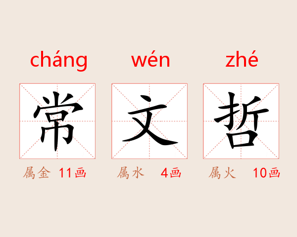 常文哲