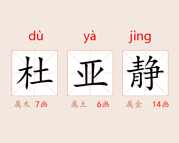 杜亚静
