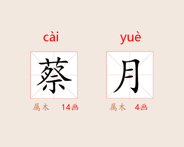 蔡月