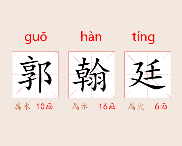 郭翰廷