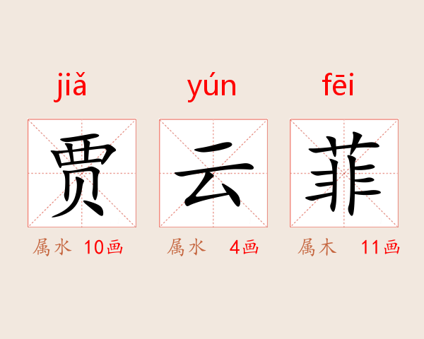 贾云菲