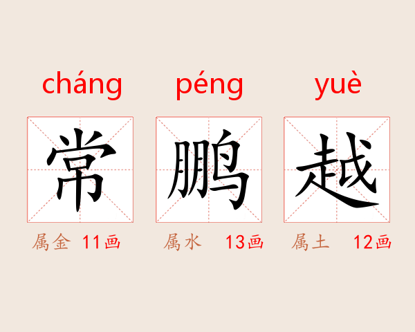 常鹏越