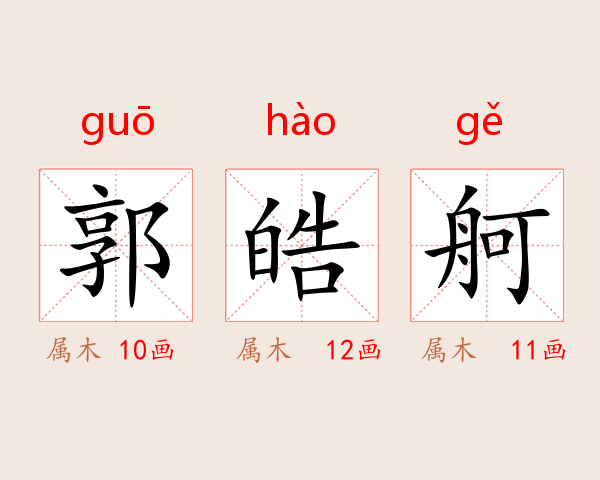 郭皓舸