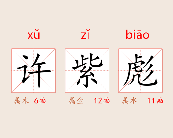 许紫彪