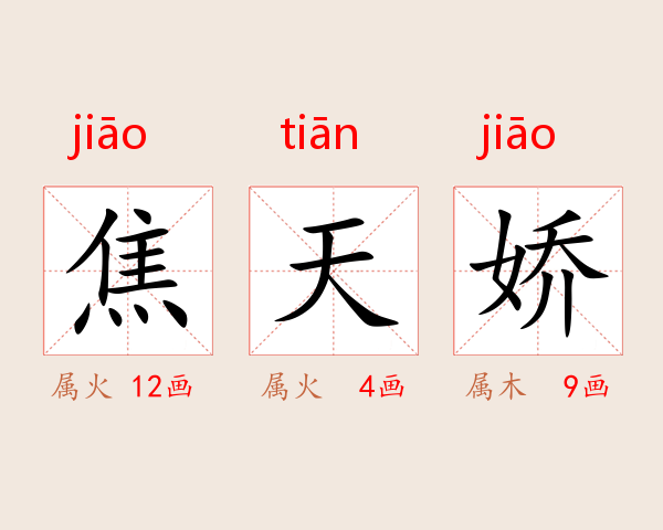 焦天娇