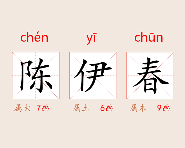 陈伊春