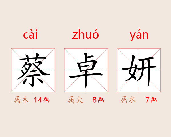 蔡卓妍