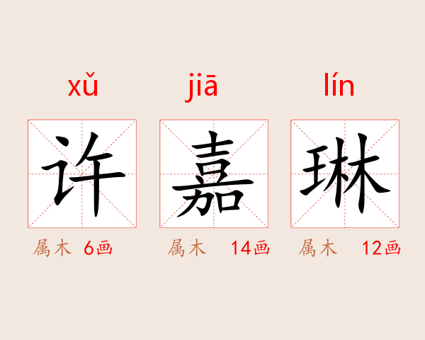 许嘉琳