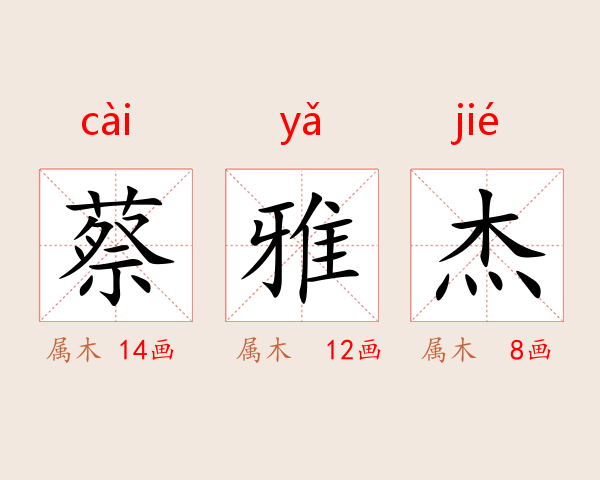 蔡雅杰
