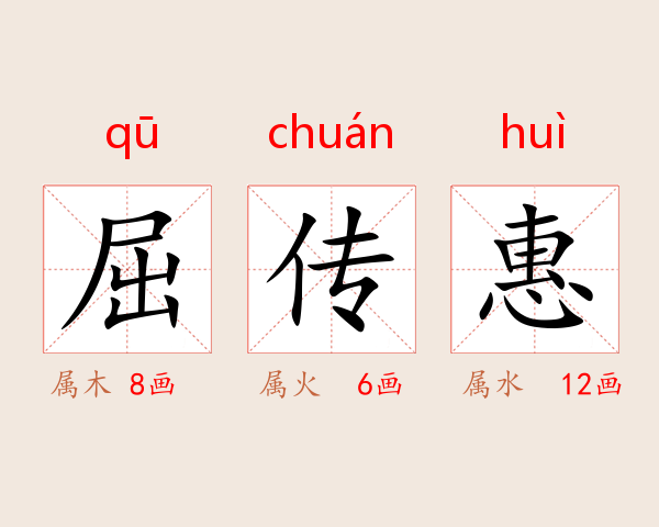屈传惠