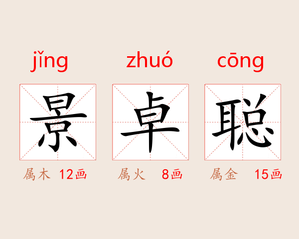 景卓聪
