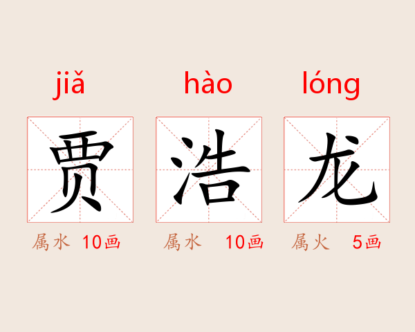 贾浩龙