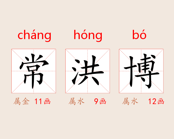 常洪博
