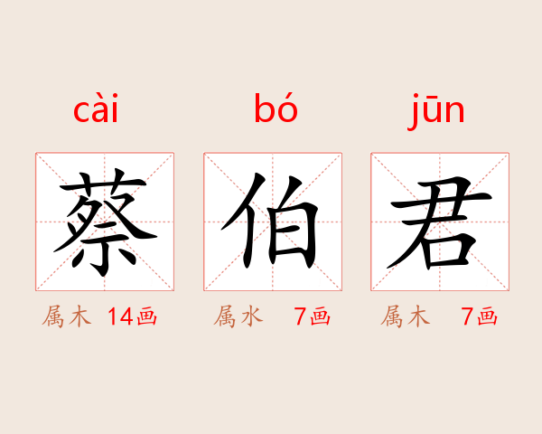 蔡伯君
