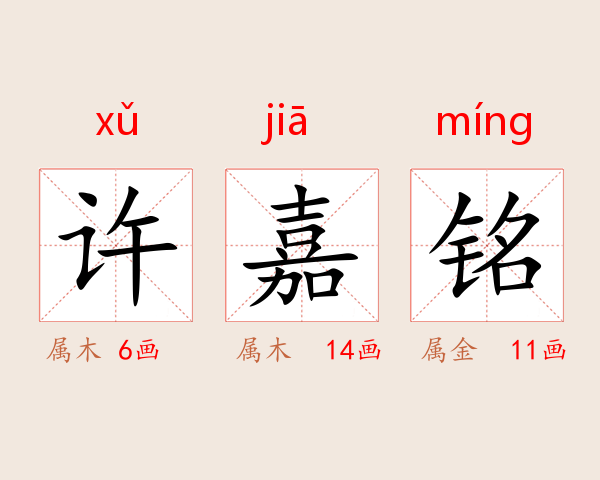 许嘉铭