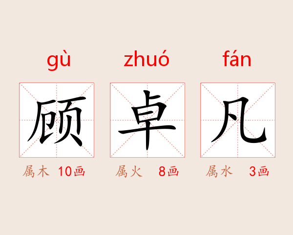 顾卓凡
