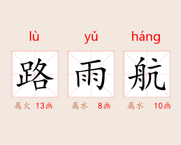 路雨航