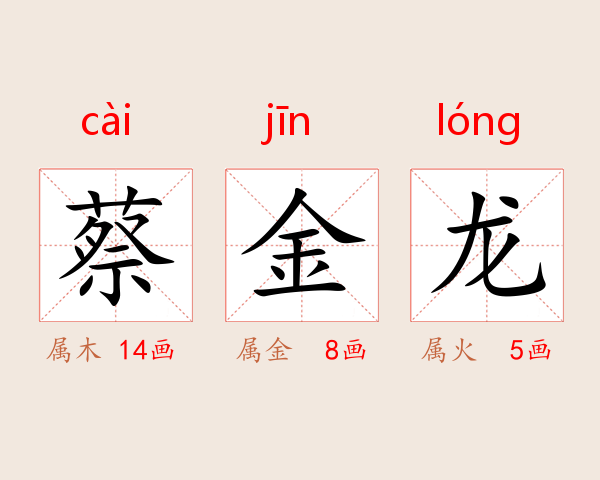 蔡金龙