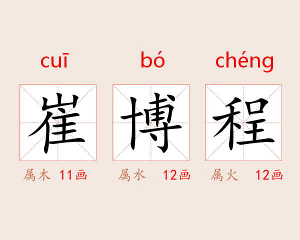 崔博程