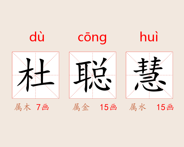 杜聪慧