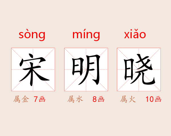 宋明晓