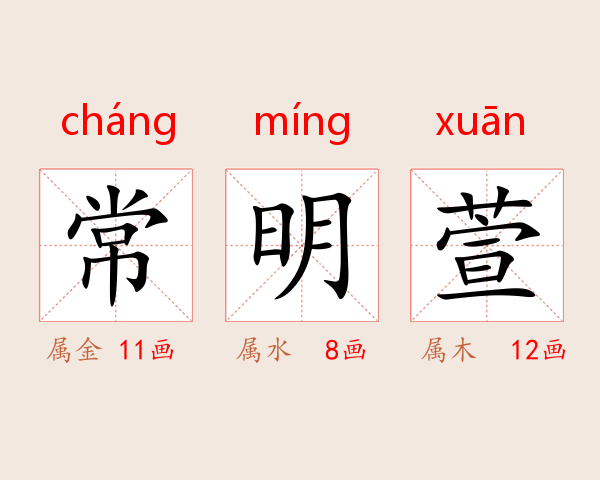 常明萱