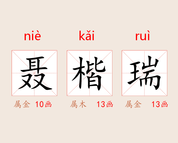 聂楷瑞