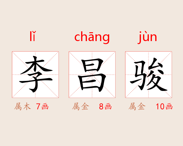 李昌骏
