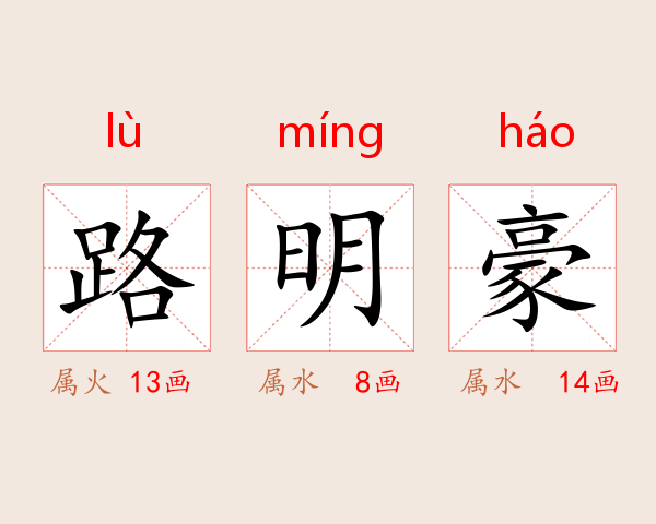 路明豪