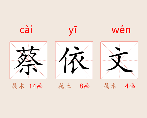 蔡依文