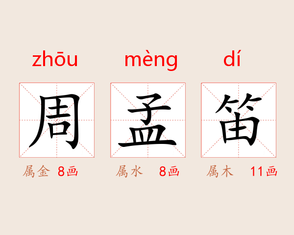 周孟笛
