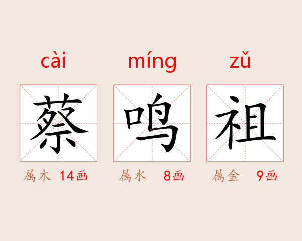 蔡鸣祖