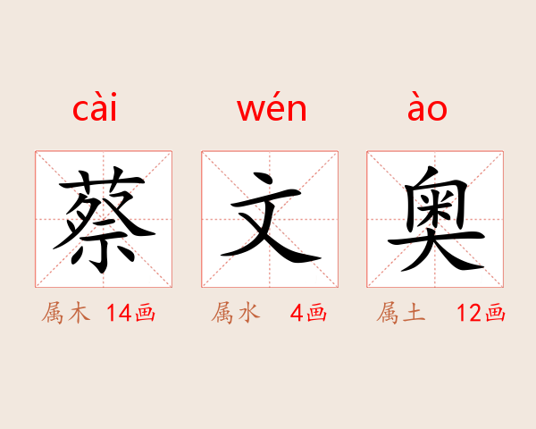 蔡文奥