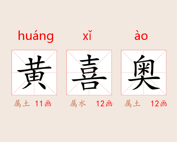 黄喜奥