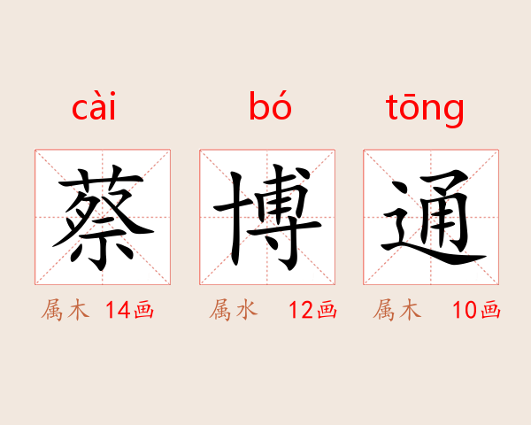 蔡博通