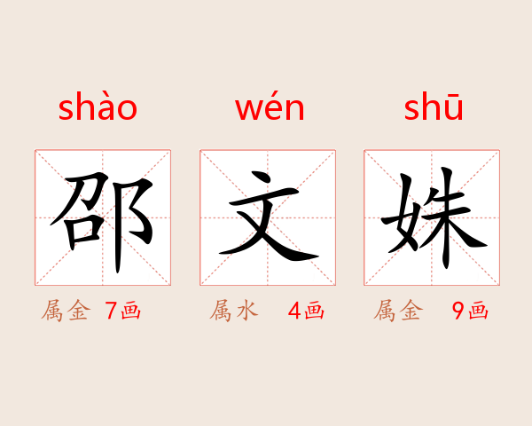 邵文姝