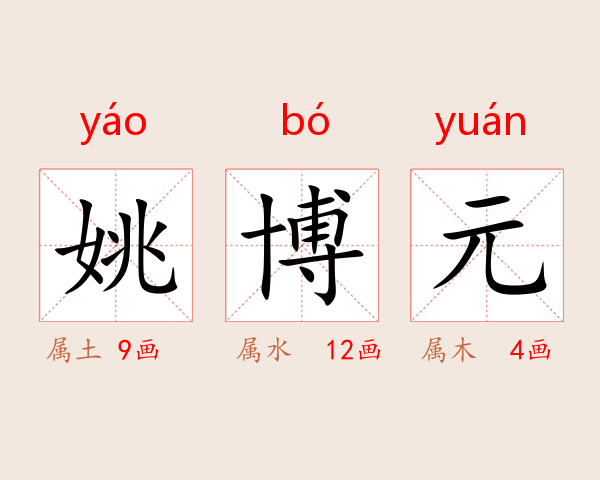 姚博元