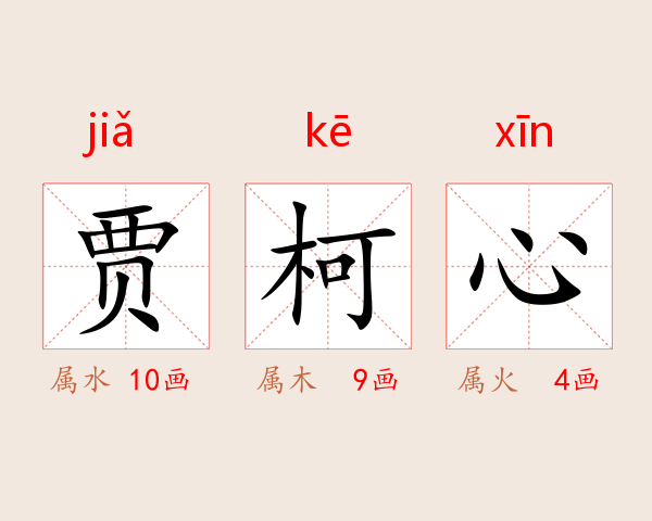贾柯心